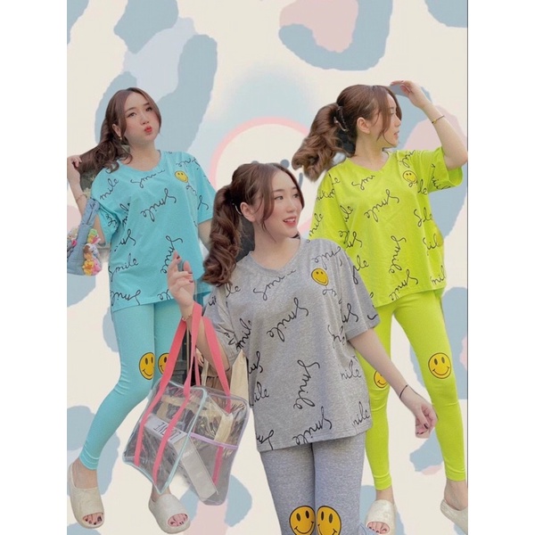 sét bộ thun tixi in cổ tròn ngắn tay