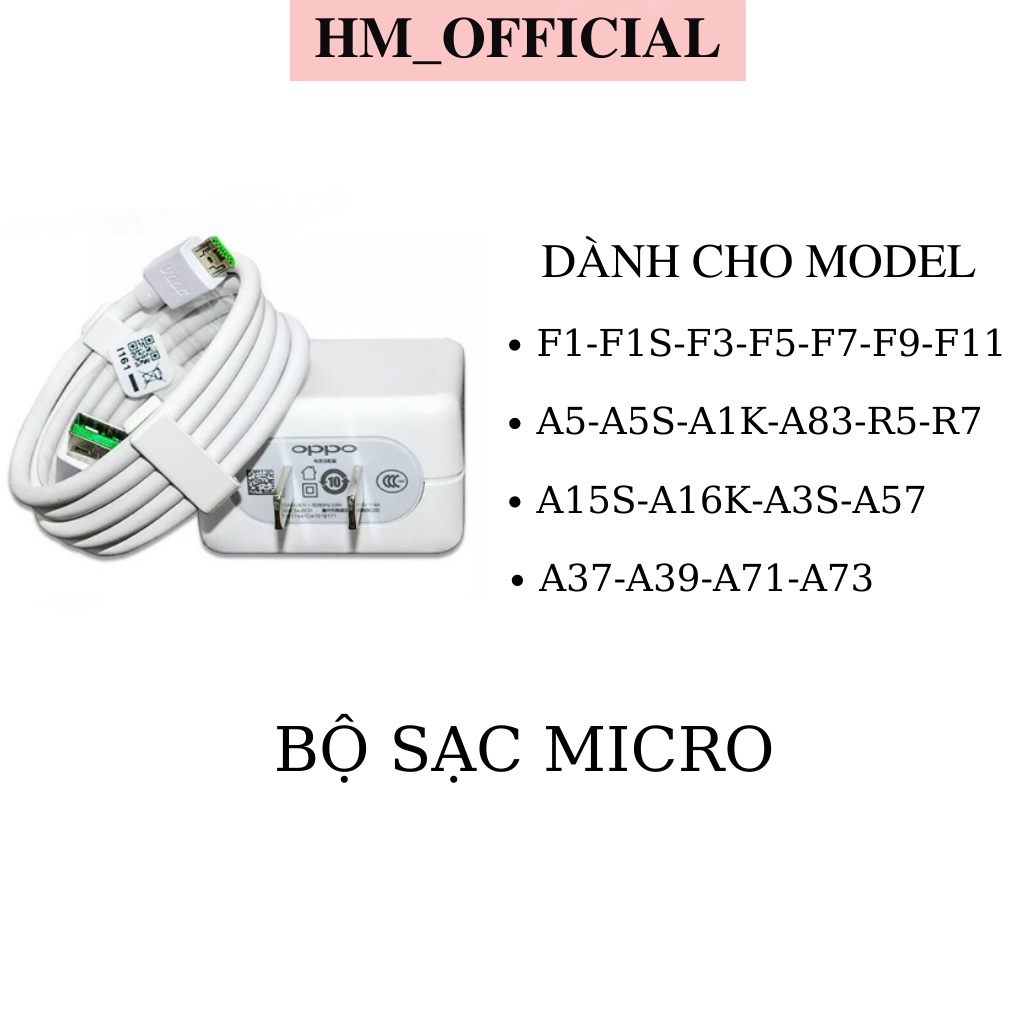 BỘ SẠC NHANH dành cho máy OP-PO  & REAL-ME 1 ĐỔI 1