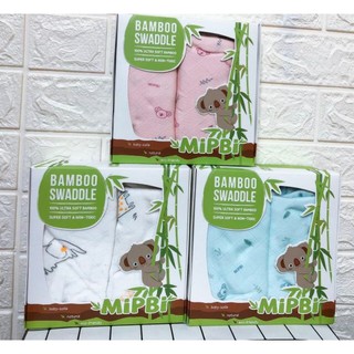 Mipbi. Set 2 khăn sợi tre 3 lớp cao cấp 75*75 cm