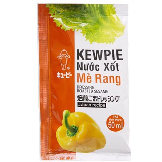 Nước xốt mè rang Kewpie 50ml ăn kèm rong nho, salad