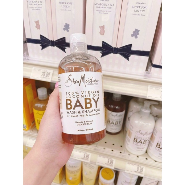 SỮA TẮM GỘI BABY SHEA MOISTURE 384ML