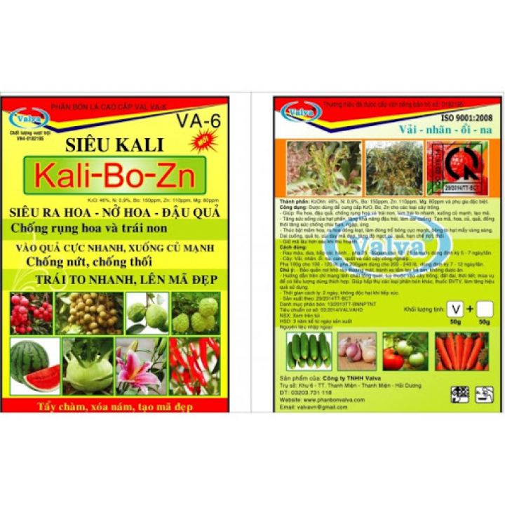 [Hàng chuẩn zin] Siêu Kaki Kali-Zn-Bo siêu ra hoa đậu quả