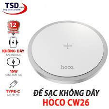 🚀CHÍNH HÃNG🚀 Đế Sạc Nhanh Không Dây🚀 Hoco CW26 15W Tiện Lợi Tích Hợp Sạc Điện Thoại Và Tai Nghe Airpods