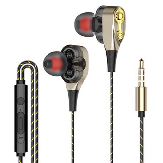  Tai nghe loa kép siêu bass + Tặng hộp đựng tai nghe chống rối dây - MB009  Qfull hộp