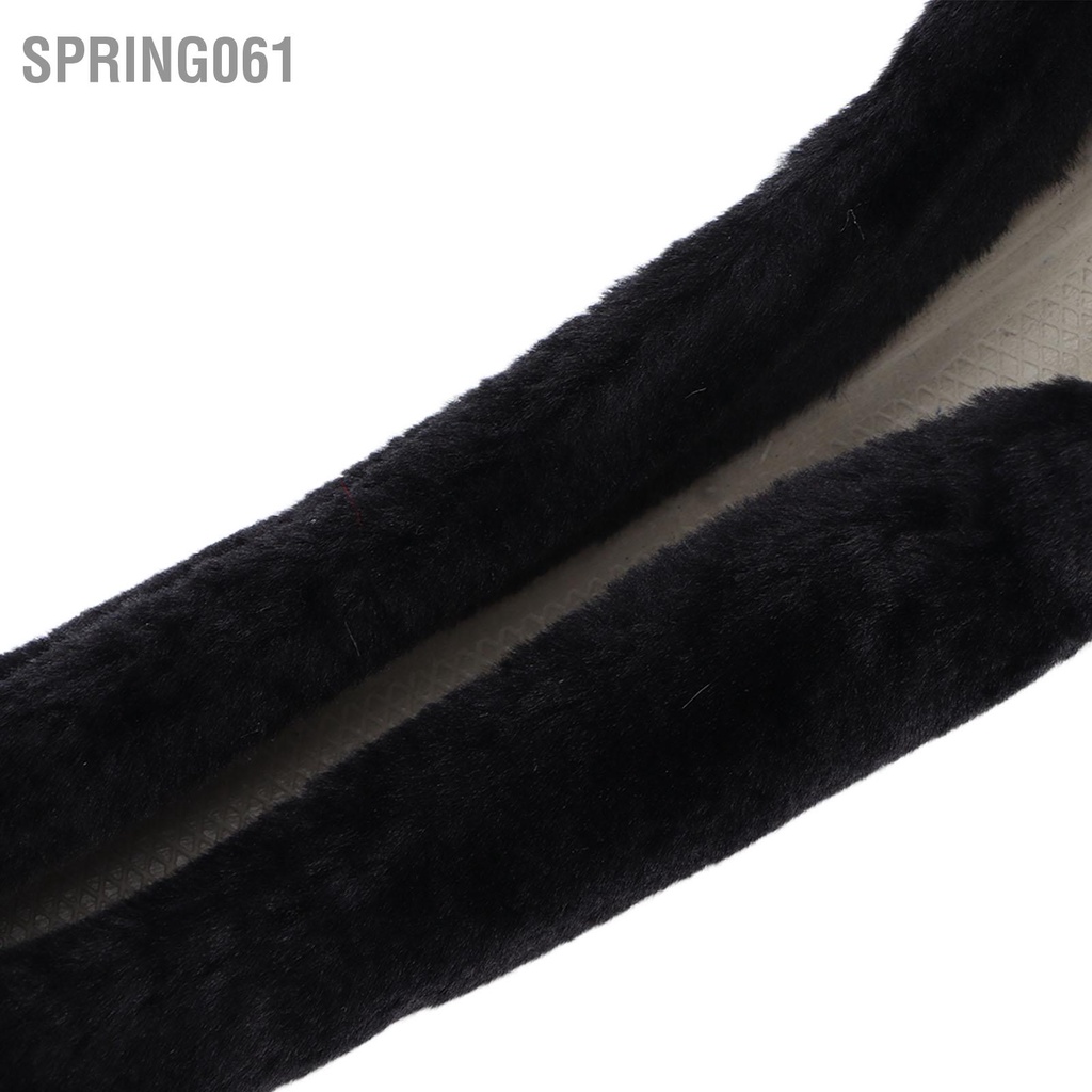 Spring061 15 inch Bao bọc vô lăng đa năng Thân thiện với môi trường Phụ kiện nội thất ô tô sang trọng cho mùa đông ấm áp