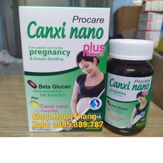 VIÊN UỐNG CANXI NANO BỔ SUNG CANXI CHO PHỤ NỮ CHUẨN BỊ MANG THA LỌ 30 VIÊN