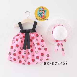 Set đầm kèm nón xinh xắn