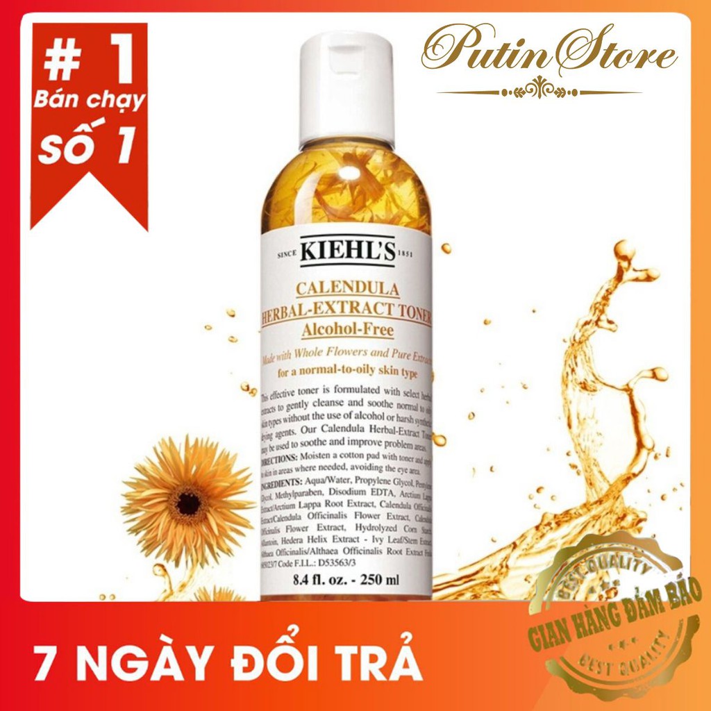 🌻[ CHÍNH HÃNG 100% ]🌻 Toner Hoa Cúc Kiehl's 250ml chính hãng [CAO CẤP]🌻🌟