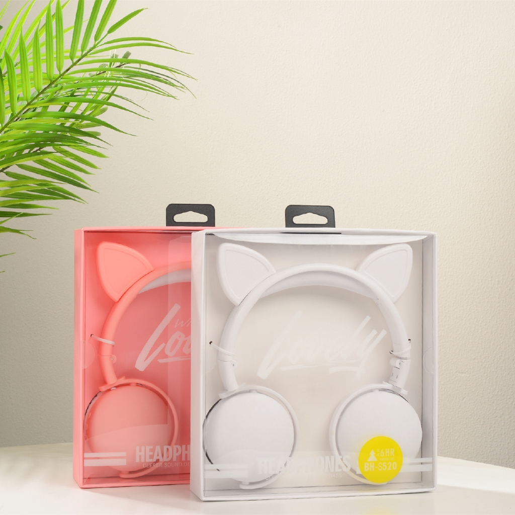 Tai nghe Bluetooth không dây hình mèo hoạt hình | BigBuy360 - bigbuy360.vn