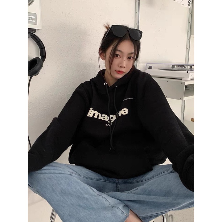 Aos hoodie imagine nam nữ form rộng, áo nỉ nam nữ có mũ chất liệu nỉ lót bông | BigBuy360 - bigbuy360.vn