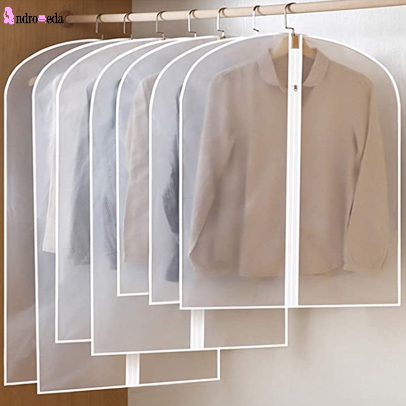 1 Túi Khóa Kéo Trong Suốt 3 Kích Cỡ Đựng Quần Áo Chống Bụi Tiện Dụng