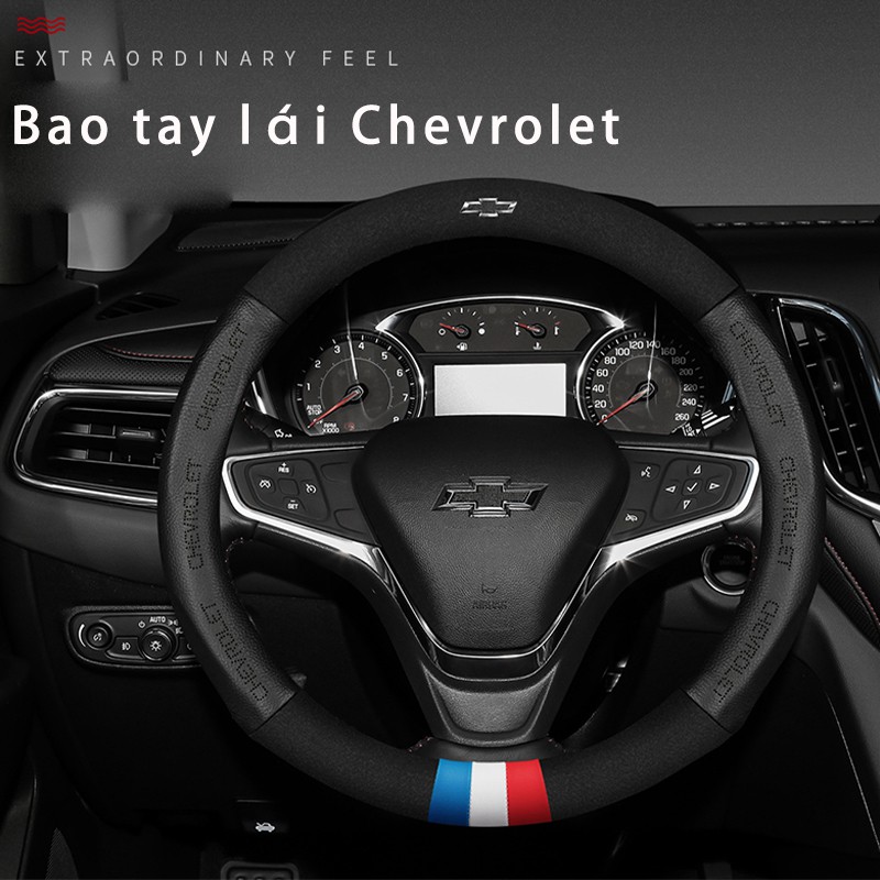 Bọc vô lăng Chevrolet lông da bò thật ô tô cao cấp đẹp Chevrolet Cruze Captiva Lacetti Aveo Niva Spark Sonic Trax Camaro