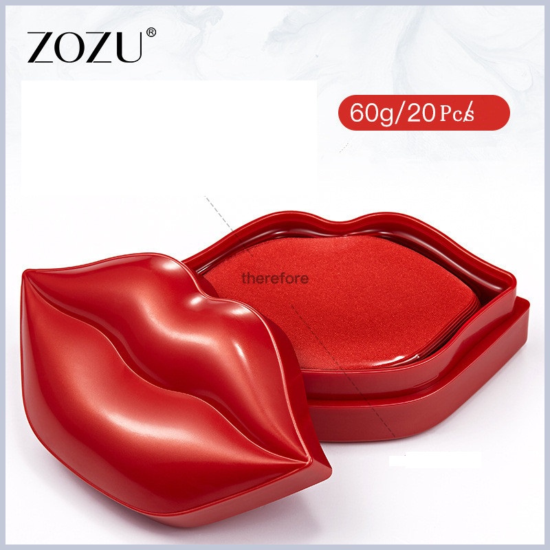 Hộp 20 Mặt Nạ Môi ZOZU Chiết Xuất Hoa Anh Đào Dưỡng Ẩm, Chống Nứt Nẻ