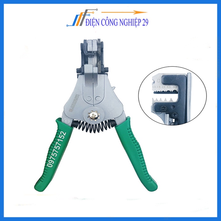 Kìm tuốt dây điện Linbon LB506 thép hợp kim cao cấp