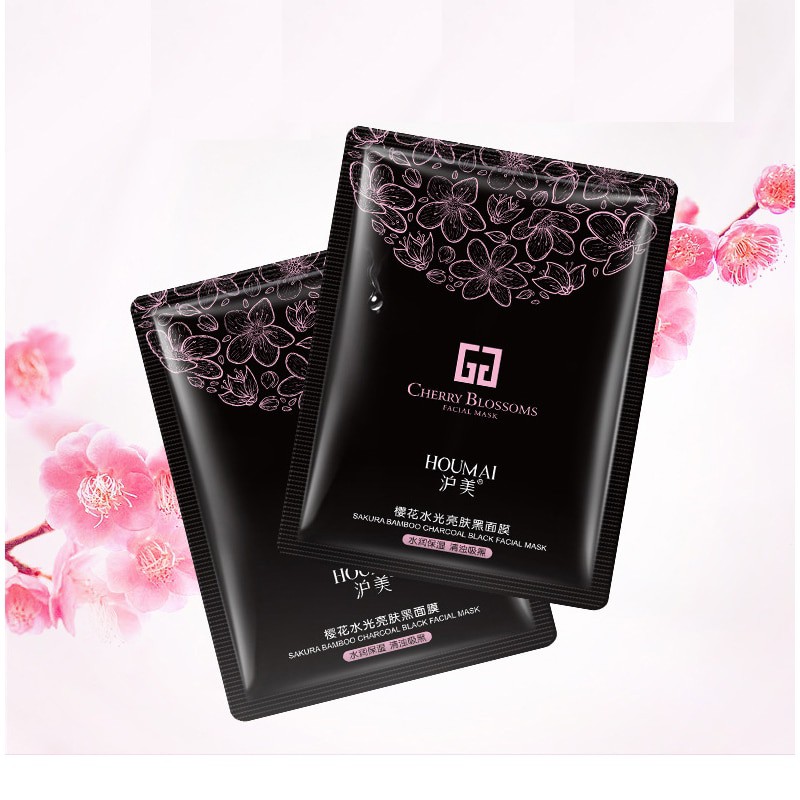 Combo 10 mặt nạ Cherry Blossom Houmai Mask - Cấp ẩm, ngừa mụn, thải độc, sáng mịn da