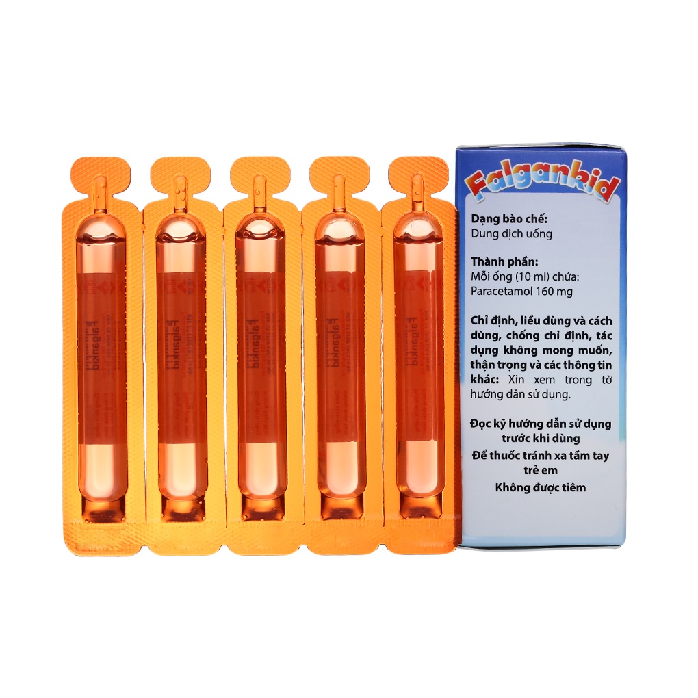 Falgankid 16mg / ml - hỗ trợ giảm - đau - hạ - sốt cho trẻ em