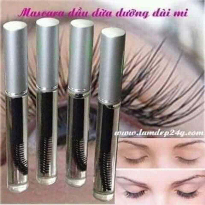 mascara dầu dừa