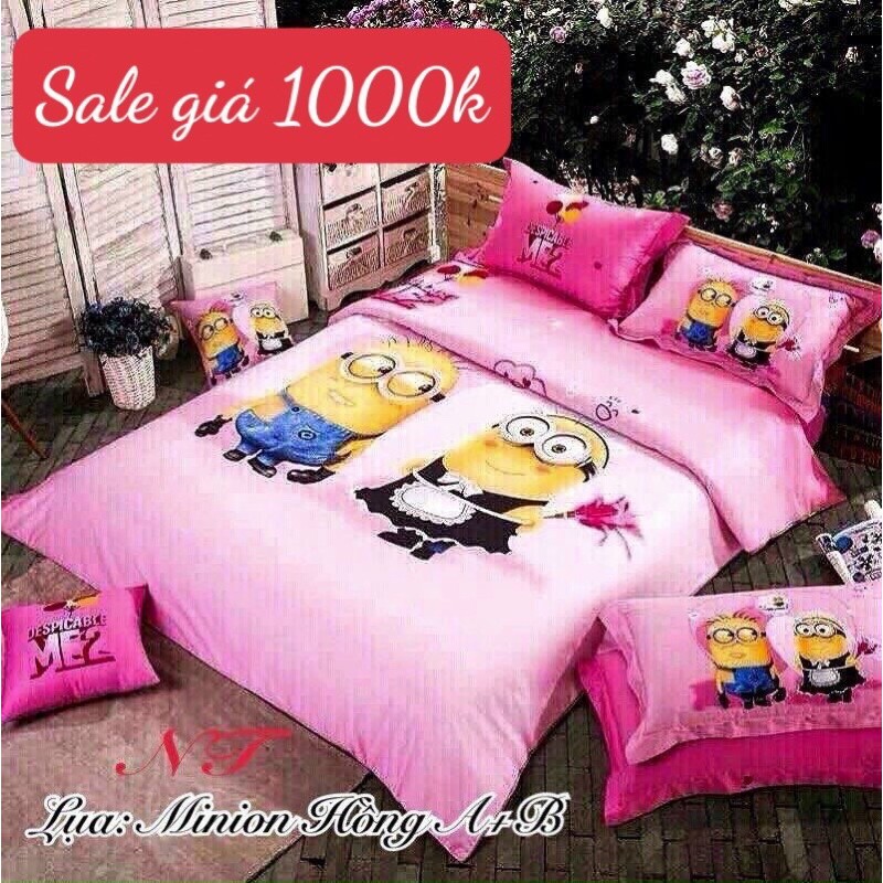 <SALETET> Drap cotton lụa satin HQ