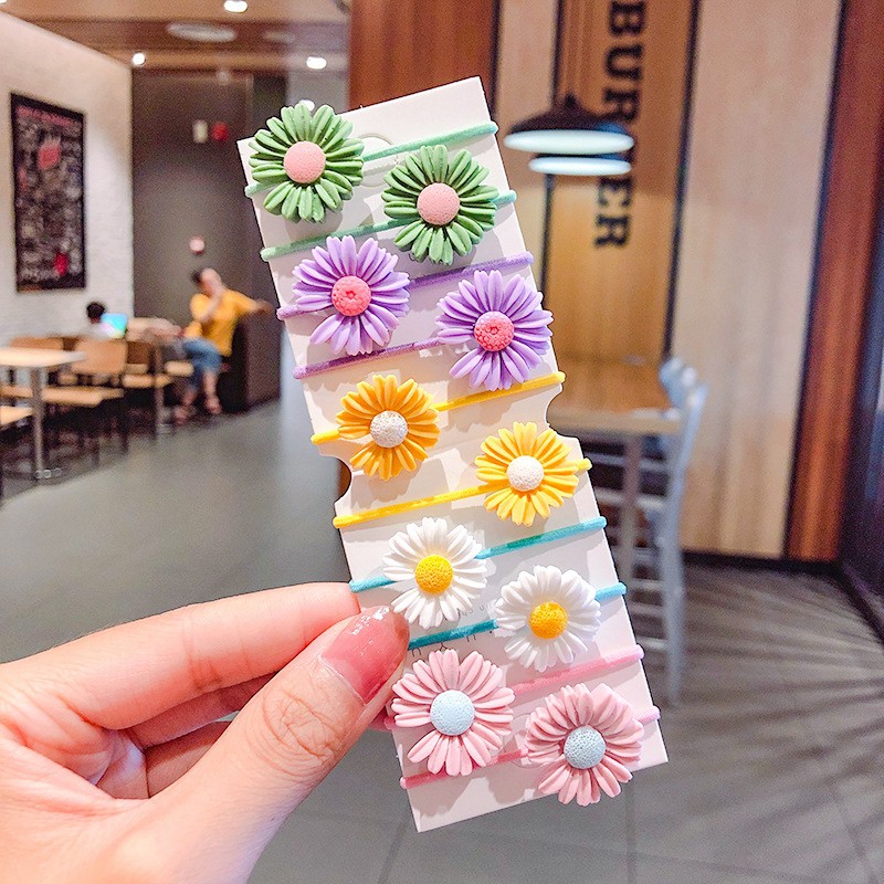 10 Dây cột tóc 17 kiểu dáng xinh xắn cho bé gái