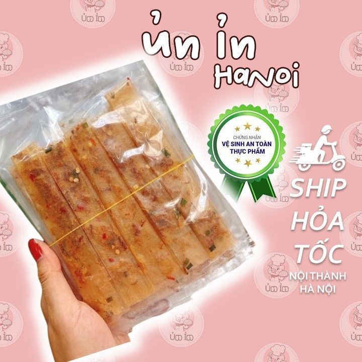 Bánh Tráng Cuộn Hành Chà Bông UNIN Bánh Tráng Dẻo Tôm Cuộn Dẻo Tôm Ngon Mê Ly Ăn - Ăn Vặt Hà Nội BT05