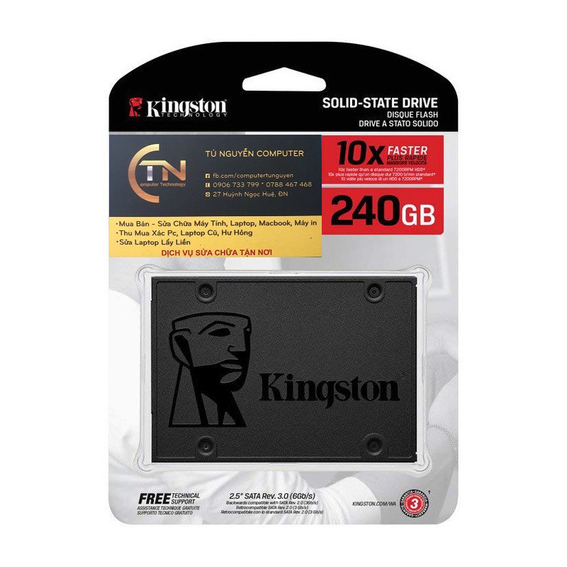 Ổ cứng SSD Kingston A400 240GB 2.5" SATA 3