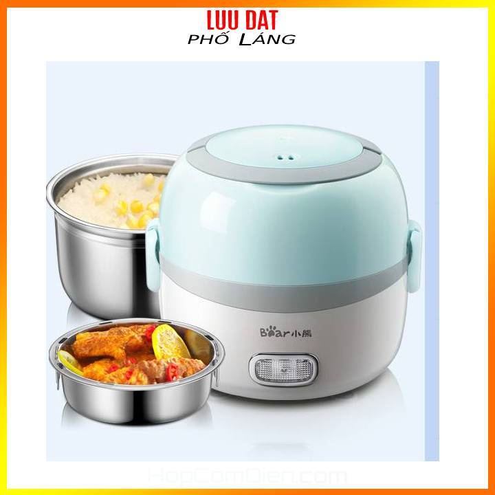 [Mã ELHADEV giảm 4% đơn 300K] Hộp cơm hâm nóng 2 khay inox DFH-13E5