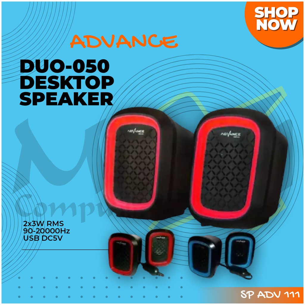 Loa Để Bàn Đa Phương Tiện Advance Duo-050 Usb Dc5V Xtra