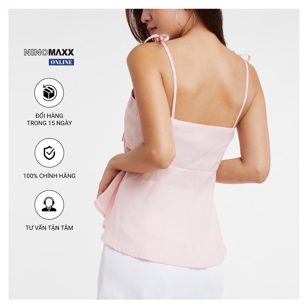 Áo hai dây nữ Ninomaxx phối nơ mã 2002046