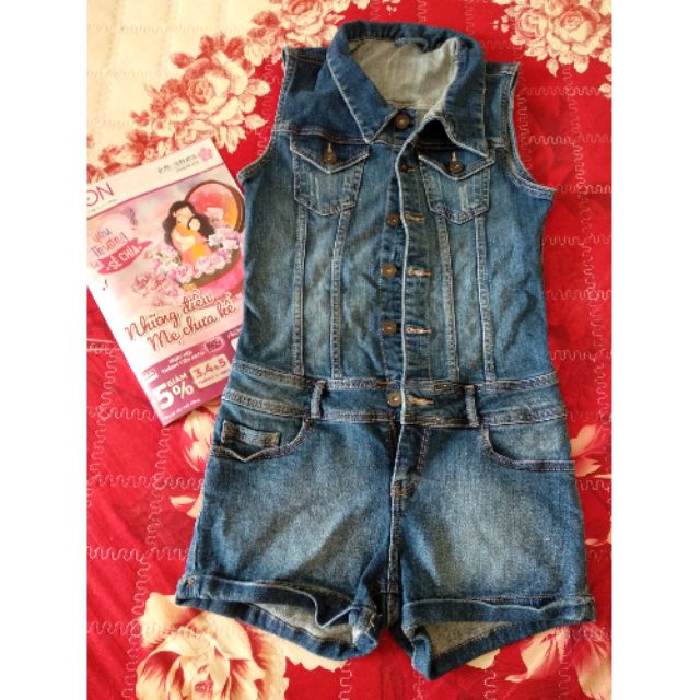 Bộ jumpsuit bò Blue exchange