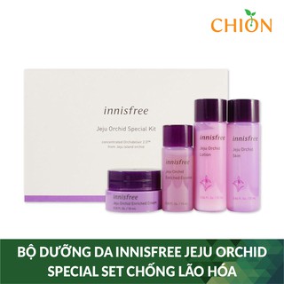 Bộ Dưỡng Da Innisfree Jeju Orchid Special Set Chống Lão Hóa - Hàn Quốc Chính Hãng