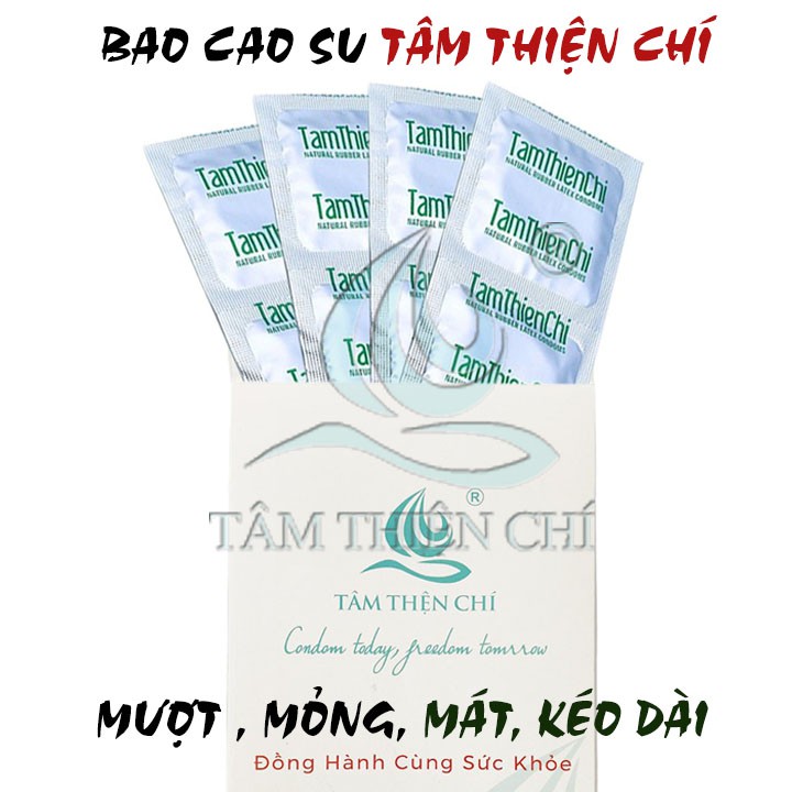 Bao cao su Tâm Thiện Chí COOL LOVE túi 12 chiếc TTC