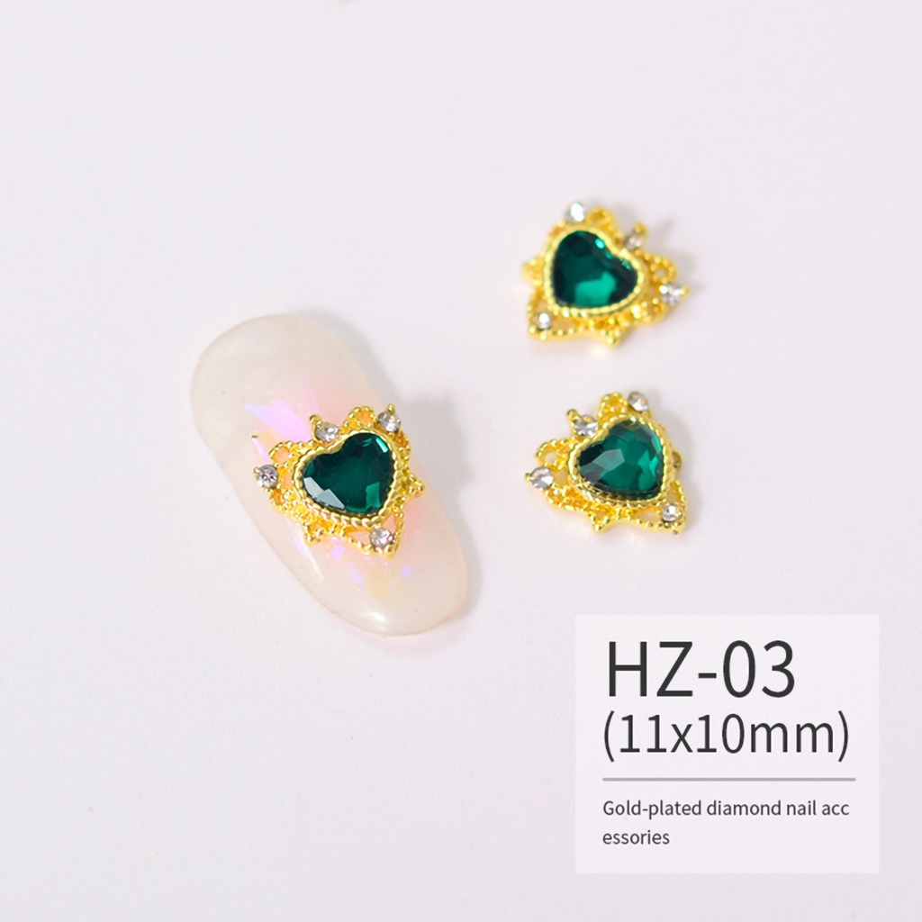 Bộ 10 Hạt Kim Tuyến Lấp Lánh Trang Trí Móng Tay Thời Trang