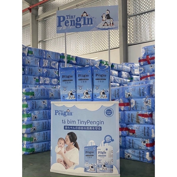 Bỉm Dán/Quần cao cấp TinyPengin, Tã siêu thấm hút Tiny Pengin S50/M50/L50/XL50/XXL50/XXXL50 - Mun Store
