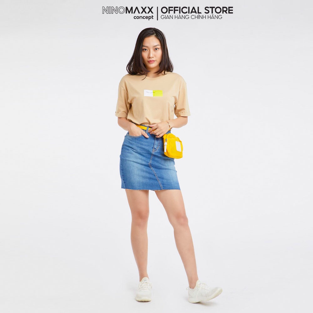NINOMAXX Chân Váy Nữ jean dáng ôm co giãn 1905020
