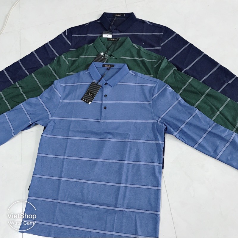 Áo thun dài tay nam trung niên cho bố nhiều mẫu