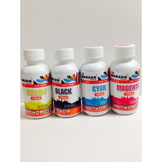 Combo 4 chai mực canon dye uv 100ml