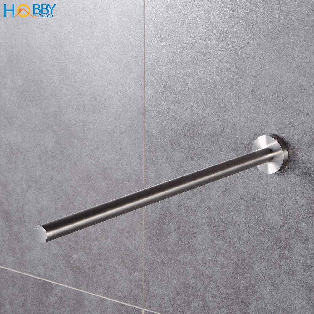 Thanh treo khăn tắm khoan tường cao cấp Hobby Home Decor GTD40 - chuẩn Inox 304 - dài 40cm