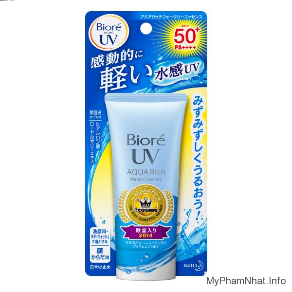 (Sẵn) KEM CHỐNG NẮNG BIORE UV AQUA RICH WATERY ESSENCE | BigBuy360 - bigbuy360.vn