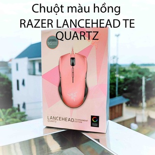 Chuột game Razer Lancehead TE Quartz - Chuột màu hồng nữ tính thumbnail