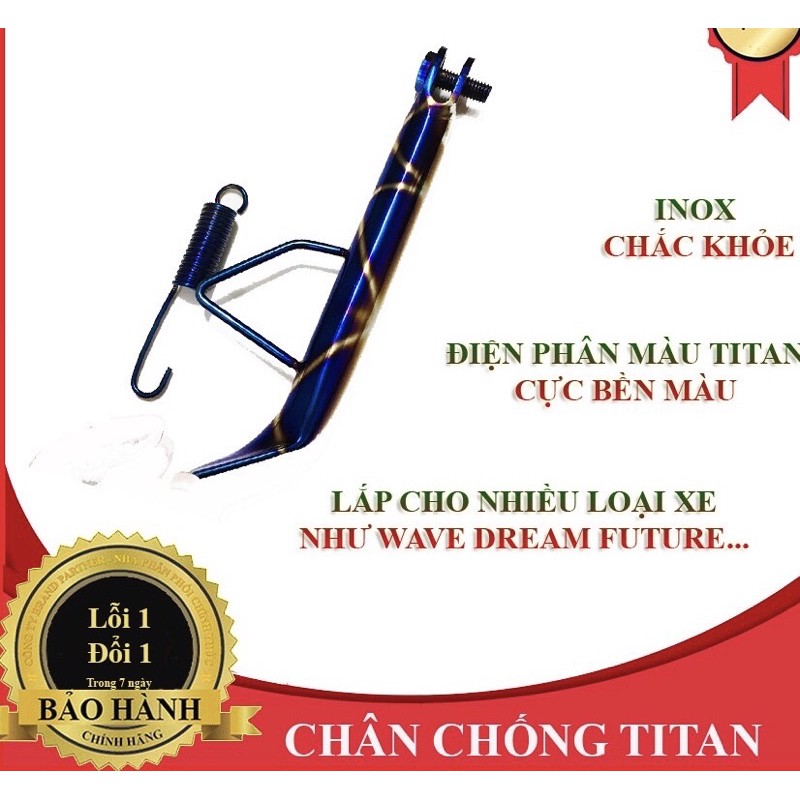 Chân chống titan 7 màu cho wave  dream futer balade cup các dòng xe cực đẹp