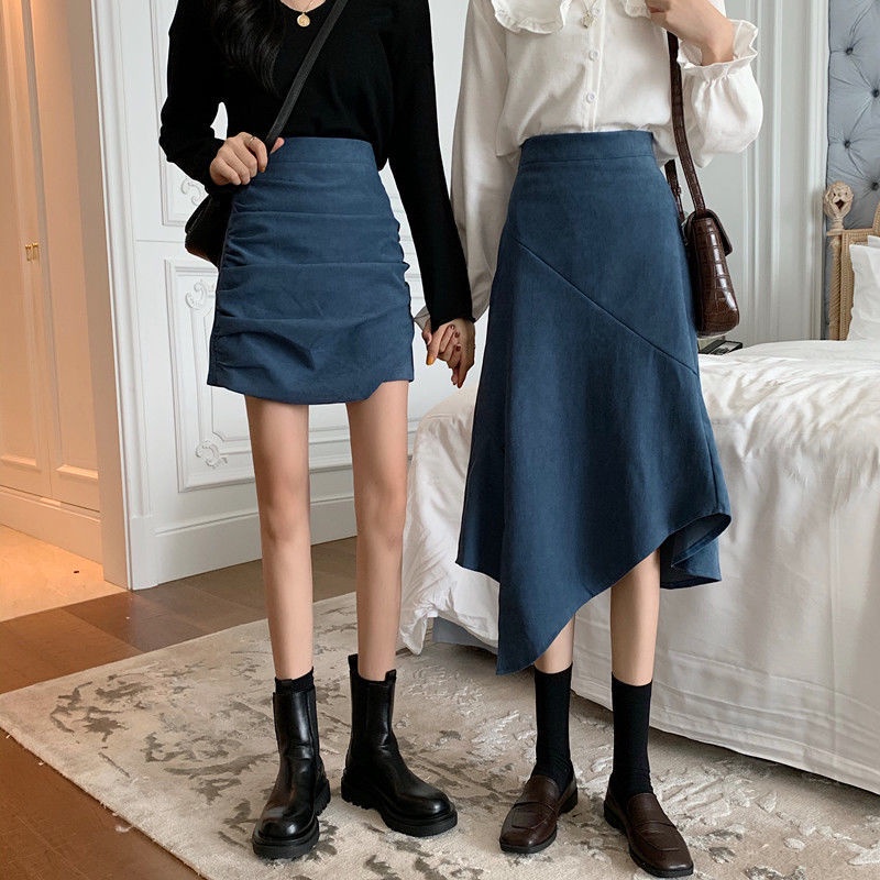 Chân Váy Chữ A Lưng Cao Thời Trang Dành Cho Nữ