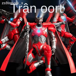 ▼☽Ultraman làm bằng tay Mô hình chính hãng Khớp biến dạng có thể di chuyển Bộ vũ khí Siêu nhân Robot Đồ chơi Người đàn ô
