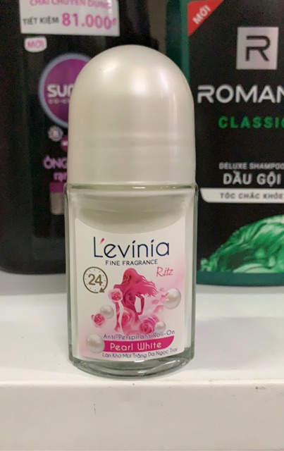 Lăn Khử Mùi Trắng Da L’evinia 50g