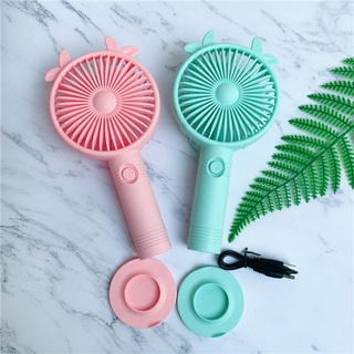 Quạt mini để bàn kết hợp làm kệ điện thoại💖 Tích điện 💖 Cắm sạc USB siêu tiện dụng