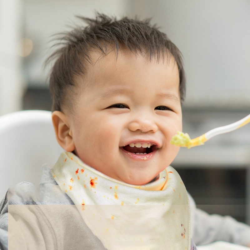 Khăn Yếm Vải Cotton Mềm Hình Tam Giác Dành Cho Bé Sơ Sinh