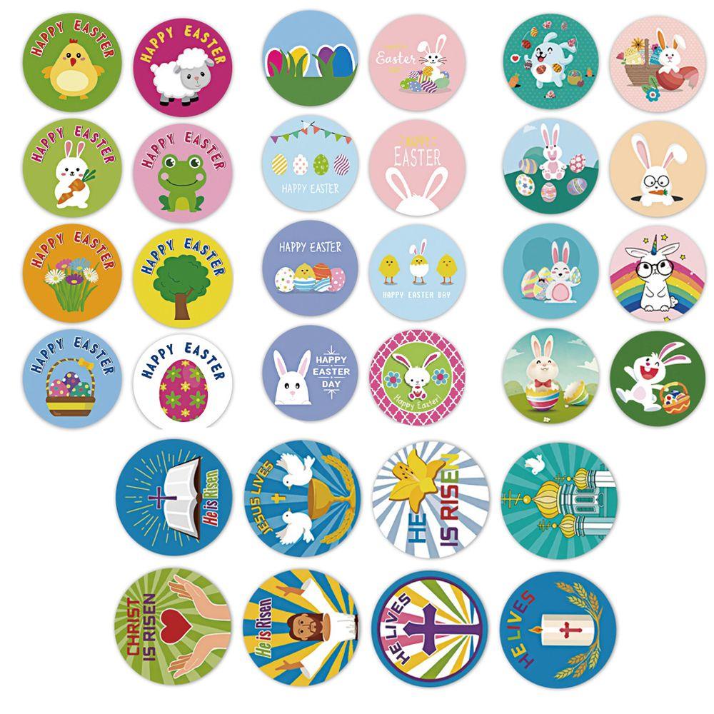 Bộ 500 Nhãn Dán Trang Trí Túi Bánh Kẹo In Chữ Handmade