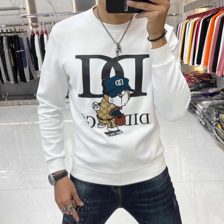 Áo SWEARTER nam cổ tròn cao cấp DORAEMON ngộ nghĩnh -KO Fashion