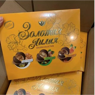 Kẹo chocolate caramen "Lily vàng"