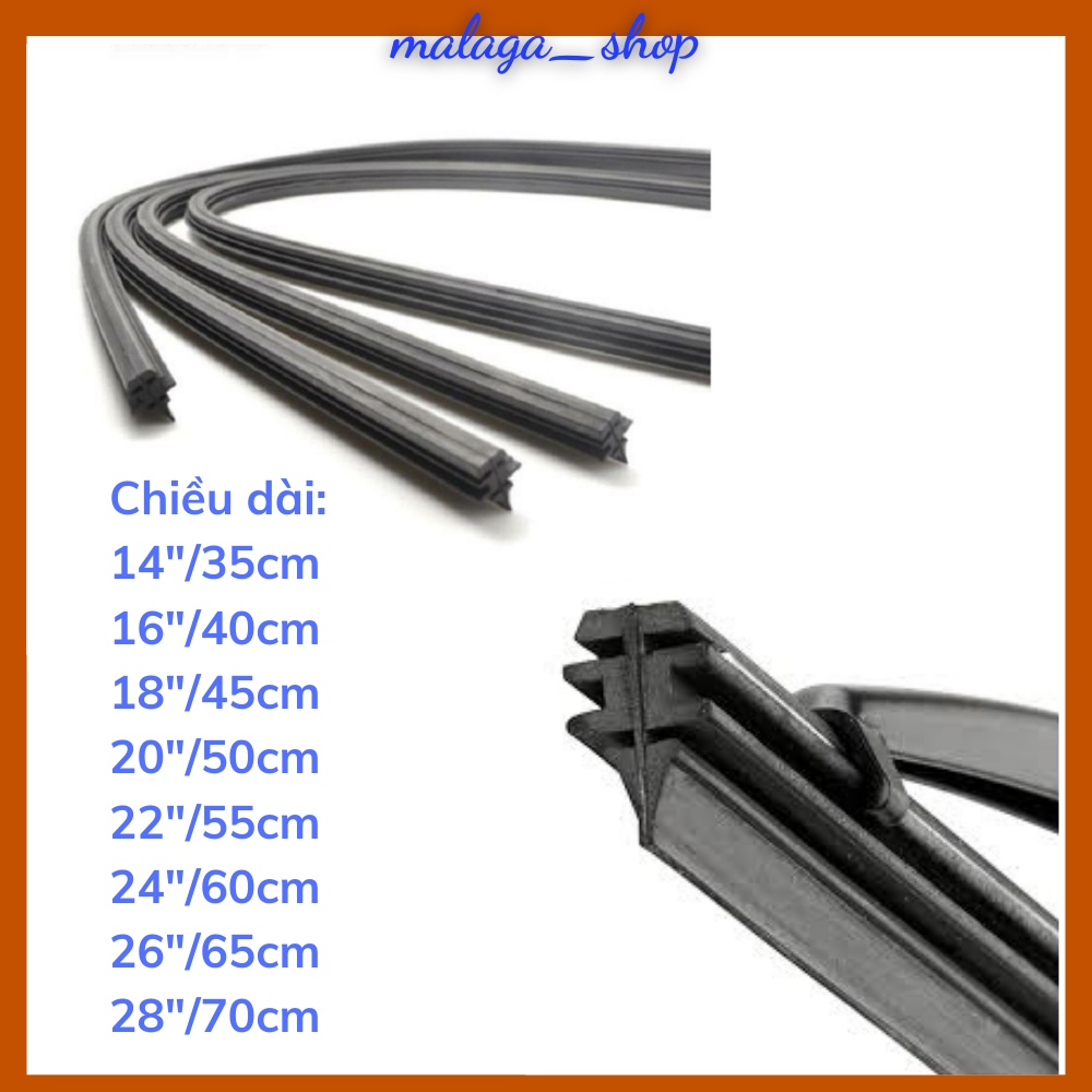 Lưỡi gạt mưa ô tô, đủ kích thước, phù hợp với nhiều dòng xe hơi LGM