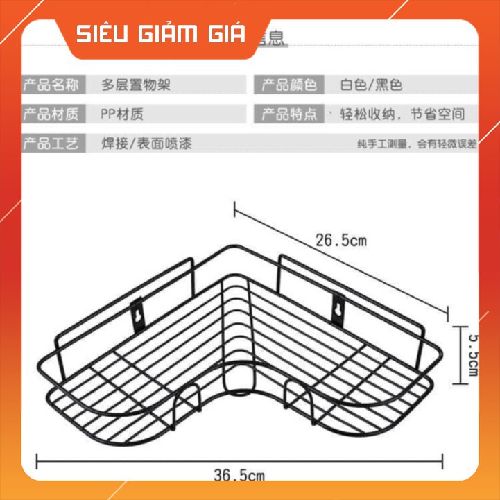 Kệ Góc Dán Tường  Kệ Góc Nhà Tắm Tam Giác  Kệ Để Đồ Phòng Tắm